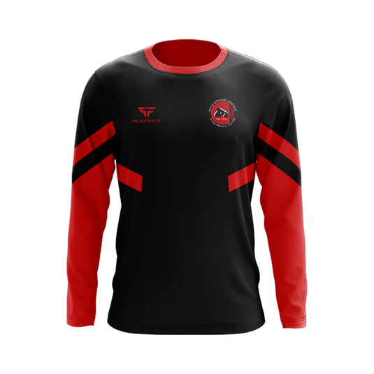 Bellurgan United FC Crew Neck Retro (Black/Red) - Kids