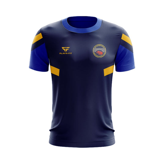 Silverbridge ABC T-Shirt Retro (Navy/Blue/Yellow) - Adults
