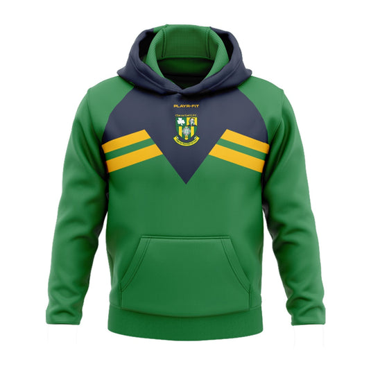 Clan Na Gael GFC Dundalk Hoodie Retro (Green/Navy/Yellow) - Adults