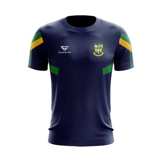 Clan Na Gael GFC Dundalk T-Shirt Retro (Navy/Green/Yellow) - Kids