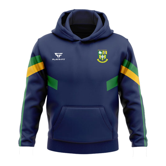 Clan Na Gael GFC Dundalk Hoodie Retro (Navy/Green/Yellow) - Adults