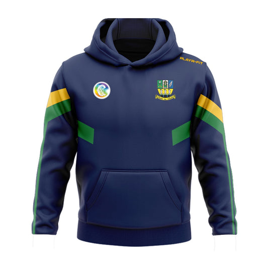Clann na nGael Athboy Hoodie Retro Camogie (Navy/Green/Yellow) - Adults