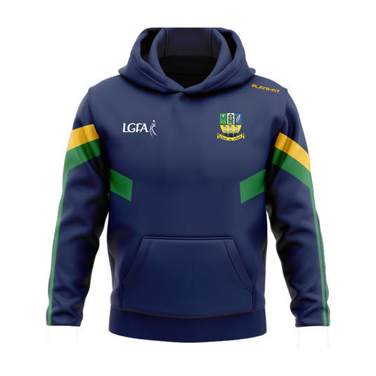 Clann na nGael Athboy Hoodie Retro LGFA (Navy/Green/Yellow) - Kids