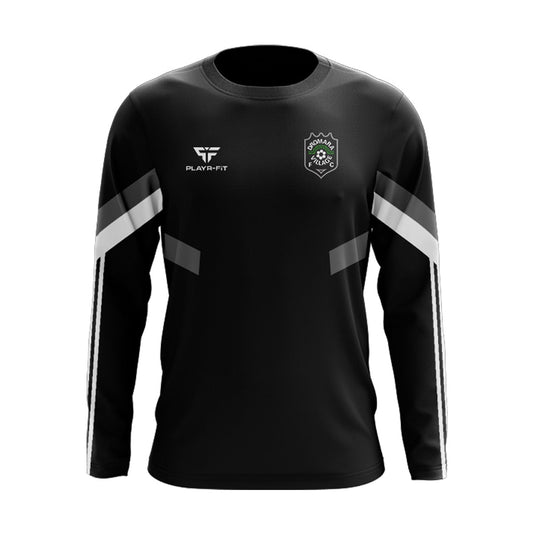 Dromara Village FC Crew Neck Retro (Black/Grey/White) - Kids