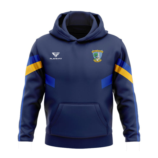 Diarmuid o Mathuna GAC Hoodie Retro (Navy/Blue/Yellow) - Kids