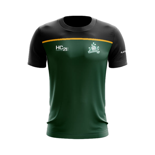 Irish Wheelchair Rugby T-Shirt Spirit (Bottle/Black/Yellow) - Adults