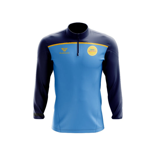 Special Stars Newry Midlayer (1/4 Zip) Spirit (Sky Blue, Navy) - Adults