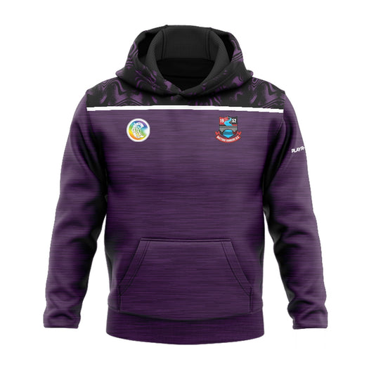 Mattock Rangers Camogie Hoodie Spirit (Purple/Black/White) - Kids