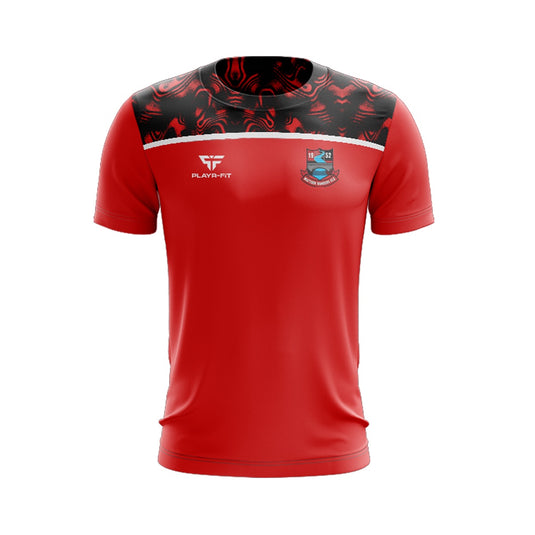 Mattock Rangers CLG T-Shirt Spirit (Black/Red/White) - Adults