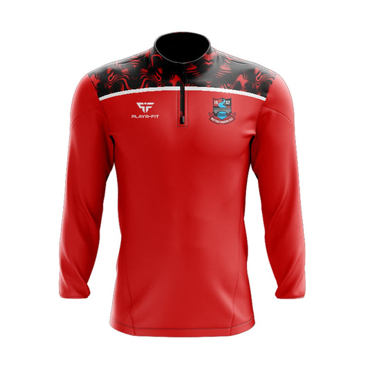 Mattock Rangers CLG Midlayer (1/4 Zip) Spirit (Red/Black/White) - Adults
