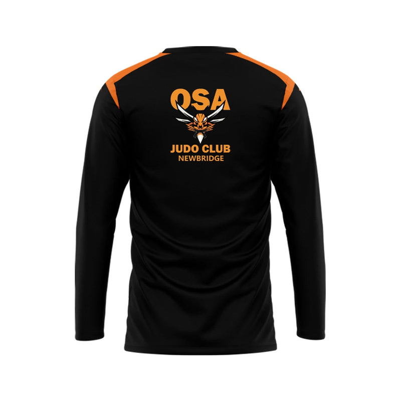 Load image into Gallery viewer, Osa Judo Club Newbridge Crew Neck Adroit (Black/Orange/White) - Kids

