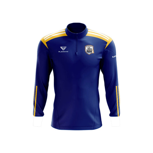 Dromiskin United Midlayer (1/4 Zip) Adroit (Blue/Yellow) - Adults