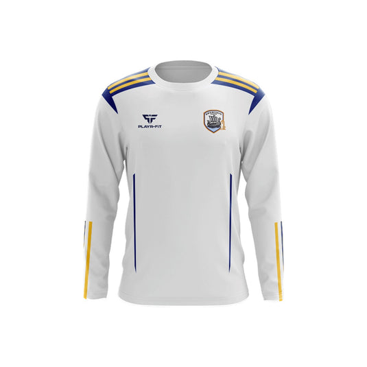 Dromiskin United Crew Neck Adroit (White/Blue/Yellow) - Adults