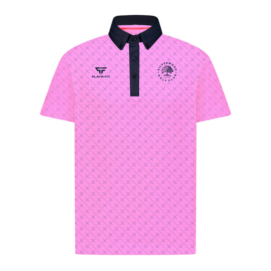 Silverwood Golf Club Golf Polo (Sublimated) Pink - Adults