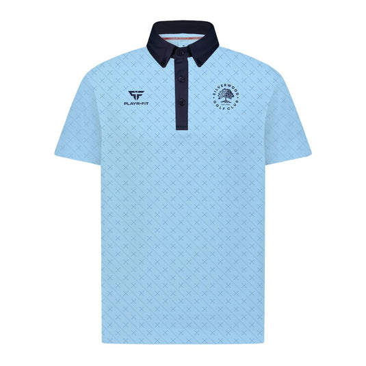 Silverwood Golf Club Golf Polo (Sublimated) Juvenile Sky Blue - Adults