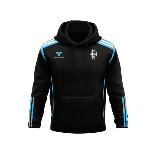 Albion Star Youth Hoodie Adroit (Black/Sky Blue) - Adults
