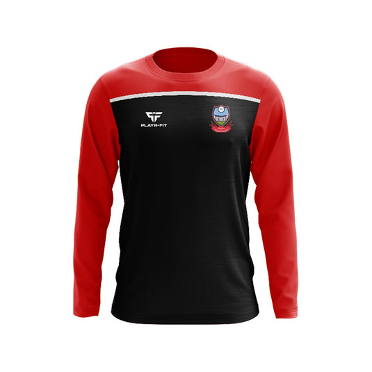 Annaghminnon Rovers Crew Neck Spirit Black/Red - Kids