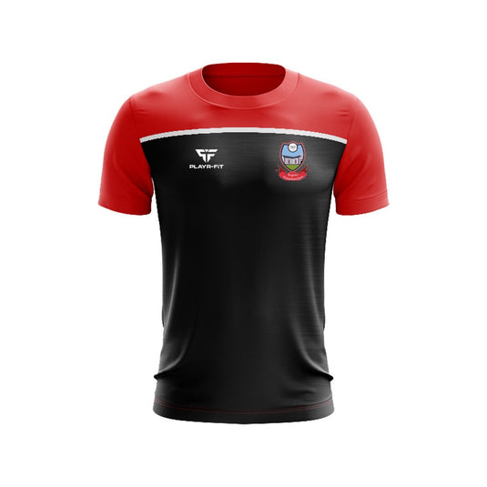 Annaghminnon Rovers T-Shirt Spirit Black/Red - Adults