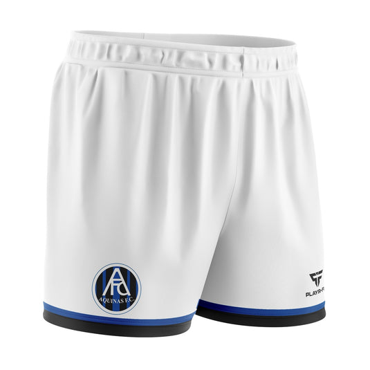 Aquinas FC Sublimated Shorts White - Adults