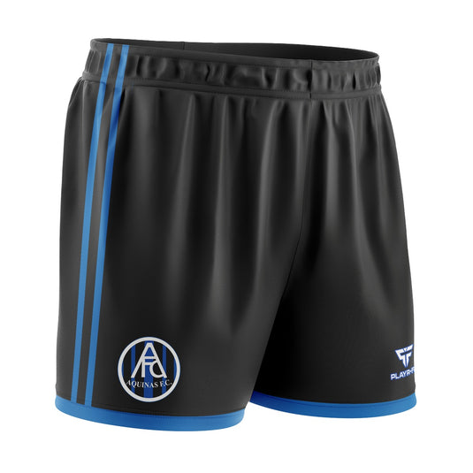 Aquinas FC Sublimated Shorts Black - Adults