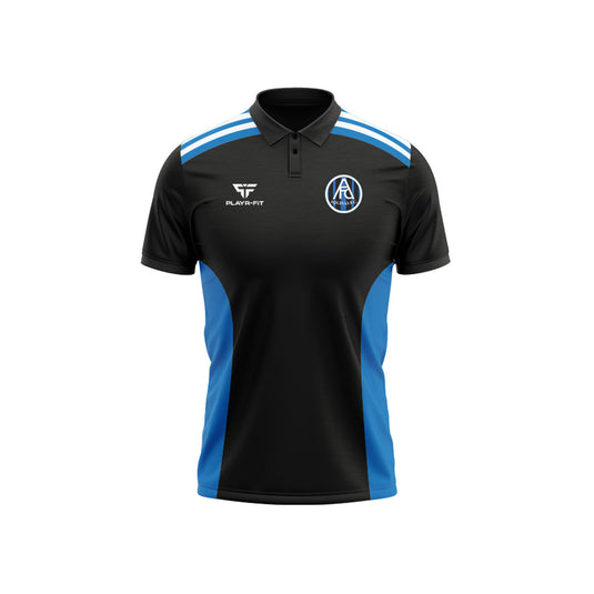 Aquinas FC Polo Endure Black - Adults