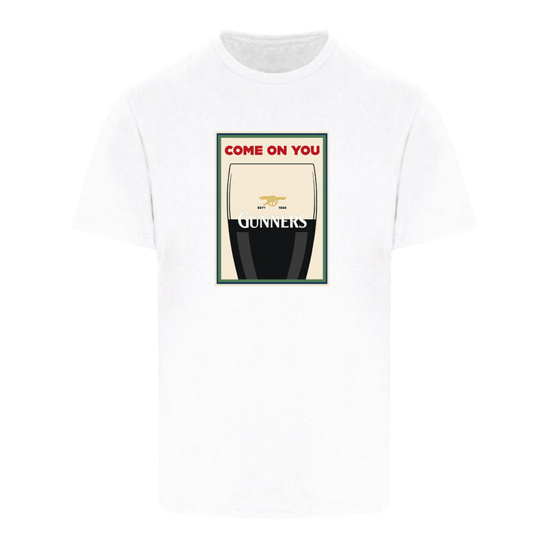 Load image into Gallery viewer, POD Arsenal T-Shirt Come On You Gunners - Adults
