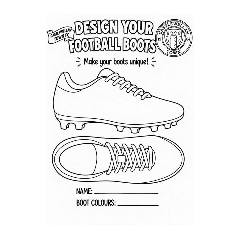 Load image into Gallery viewer, Castlewellan Town FC Colouring Book (Stocking Filler)
