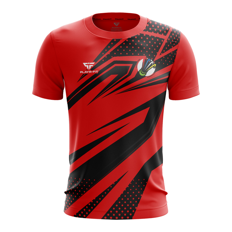 Load image into Gallery viewer, Ashbourne Badminton Club Jersey Red - Adults
