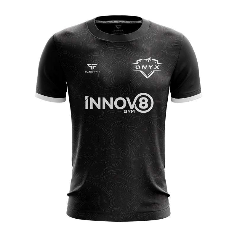 Load image into Gallery viewer, Innov8 Gym Jersey Black B22 - Kids
