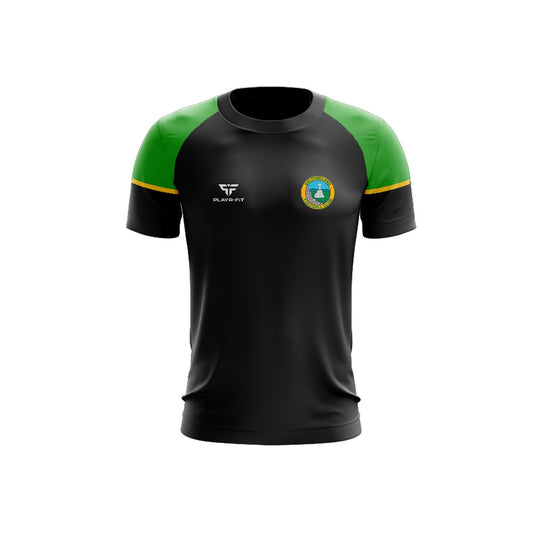 Ballyholland FC T-Shirt Stellar (Black/Green/YellowGold) - Kids