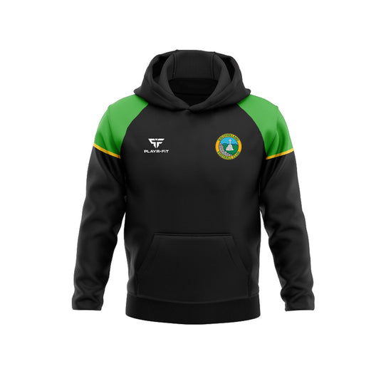 Ballyholland FC Hoodie Stellar (Black/Green/YellowGold) - Kids