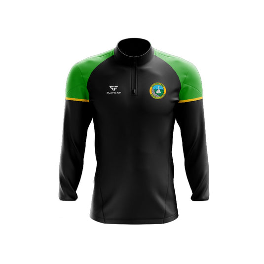 Ballyholland FC Midlayer (1/4 Zip) Stellar (Black/Green/YellowGold) - Adults