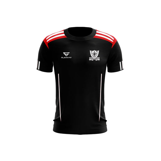 Ballymote GAC T-Shirt Adroit Black/Red/White - Adults