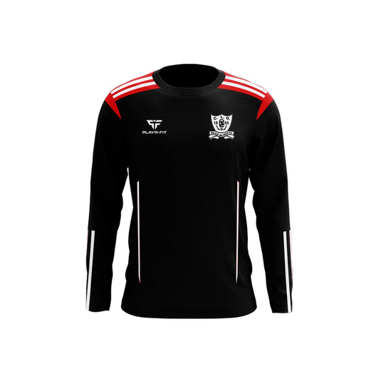 Ballymote GAC Crew Neck Adroit Black/Red/White - Adults