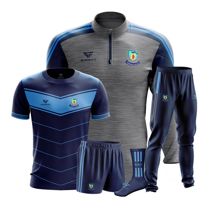 Beech Hill College Students PE Pack 1 (Midlayer, Jersey, Skinny Pants, Shorts, Mid Socks) - Kids