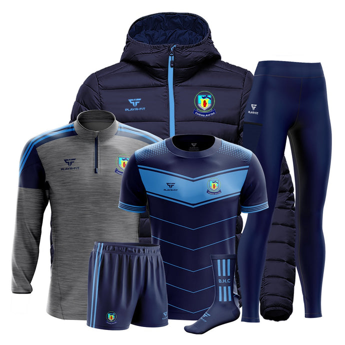 Beech Hill College Students PE Pack 4 (Padded Jacket Midlayer, Jersey, High Waist Leggings, Shorts, Mid Socks) - Kids