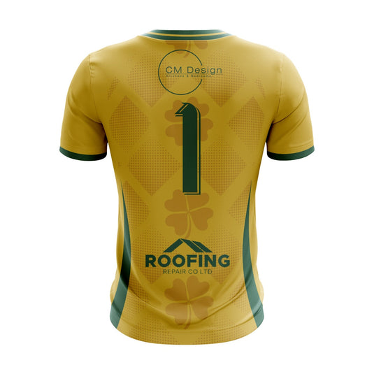 Bellaghy Town FC Jersey 3rd GK Gold - Kids