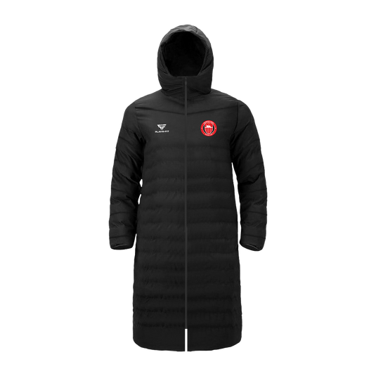 Bessbrook United Long Padded Jacket (Below Knee) - Adults