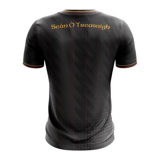 Sean Treacys Hurling Club Lurgan Jersey (Black - Striped) - Kids