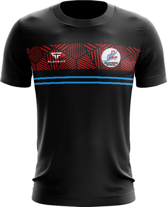 Breakthrough Performance T-Shirt Optimum (Black/Red/Blue) - Kids