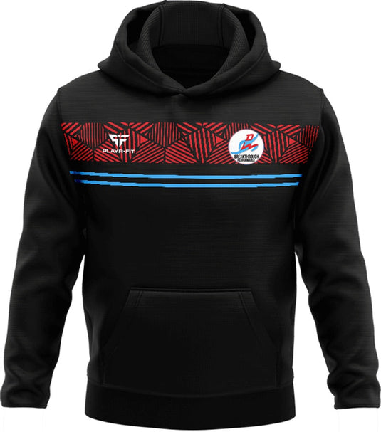 Breakthrough Performance Hoodie Optimum (Black/Red/Blue) - Adults