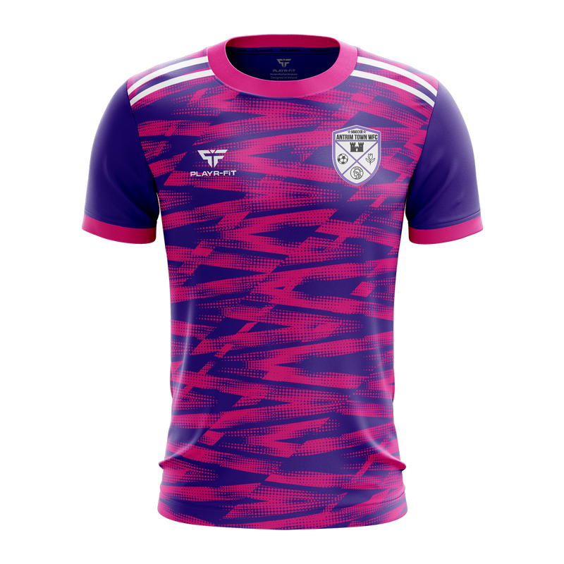 Load image into Gallery viewer, Antrim Town WFC Jersey C28 (Purple/Pink - Training) - Kids
