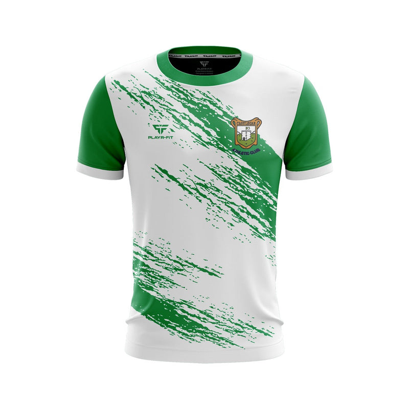Load image into Gallery viewer, Castlegar AC Jersey E12 White/Green - Adults
