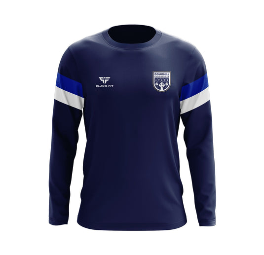 Donohill Schoolboys FC Crew Neck Retro (Navy/Blue/White) - Adults