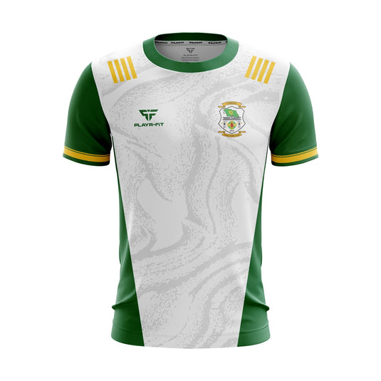 Carrickmacross Emmets Football Jersey F05 White/Green - Kids