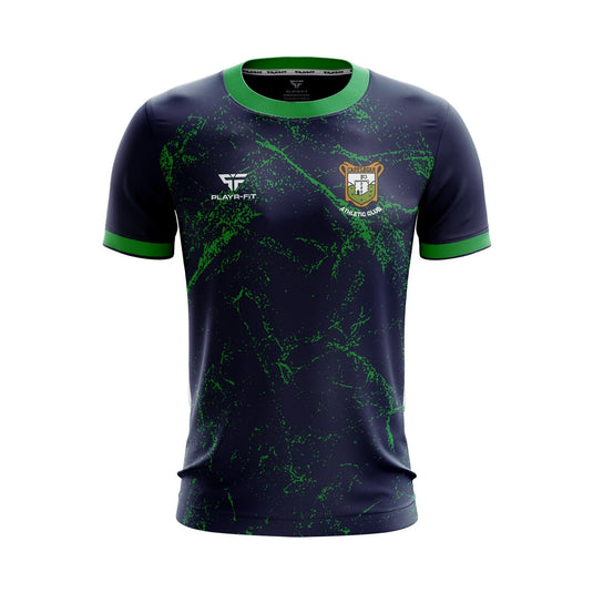 Castlegar AC Jersey F03 Navy/Green - Kids