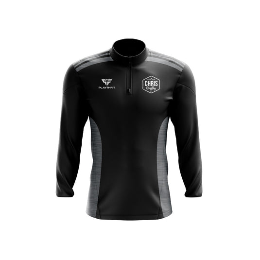 Chris Bradley PT Midlayer (1/4 Zip) Endure Black - Adults