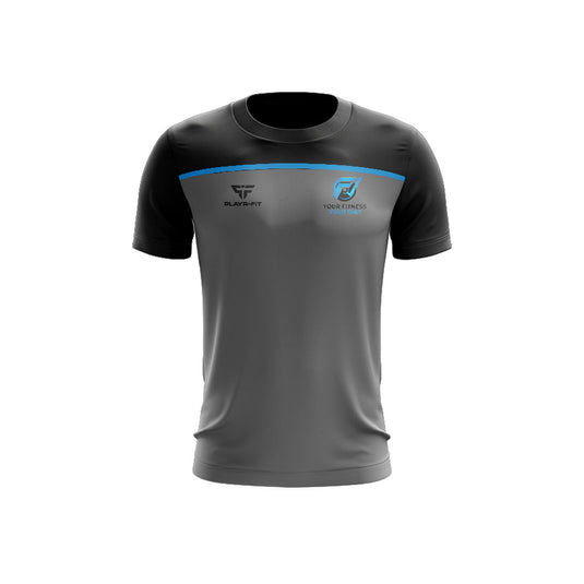 Colm McEneaney Gym T-Shirt Spirit Grey/Black/Blue - Adults