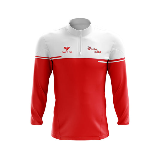 The Dance Kids Midlayer (1/4 Zip) Courage Red White - Adults