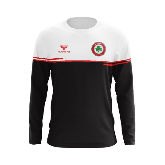 Glenshane Athletic Crew Neck Courage Black/White/Red - Adults